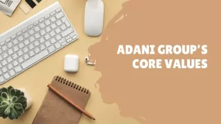 Adani Group’s Core Values