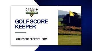 Golf Score Keeper