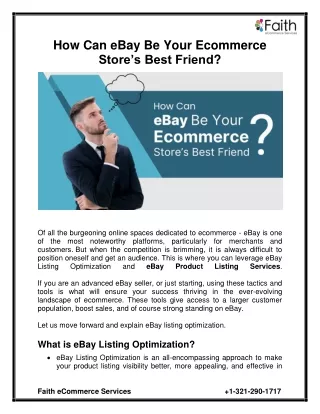 How Can eBay Be Your Ecommerce Store’s Best Friend