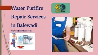 water purifier repair services in balewadi