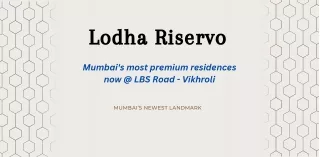 Lodha Riservo Mumbai Brochure