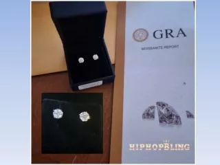 Shine Bright with Custom Moissanite Earrings from HipHopBling.com