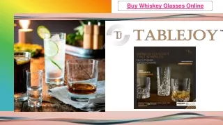 Buy Whiskey Glasses Online