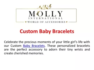 Custom Baby Bracelets