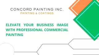 Elevate Your Business Image with Professional Commercial Painting