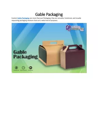 Gable Packaging