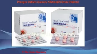 Penegra Tablets (Generic Sildenafil Citrate Tablets)