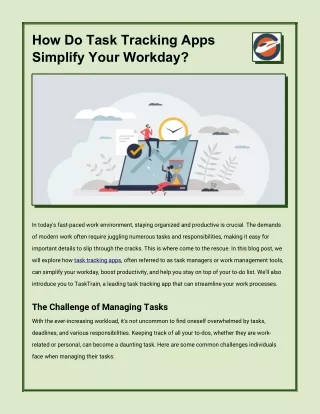 How Do Task Tracking Apps  Simplify Your Workday?