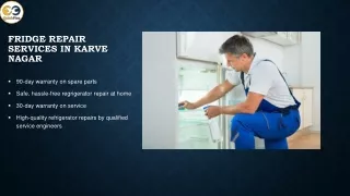 Fridge Repair Services In Karve nagar