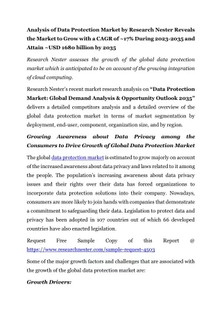 Data Protection Market