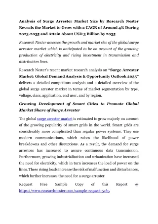 PR of Surge Arrester Market