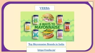 Top Mayonnaise Brands in India