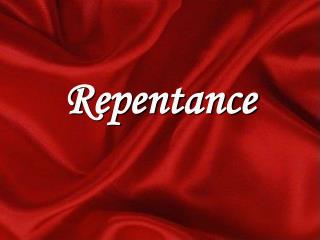 Repentance