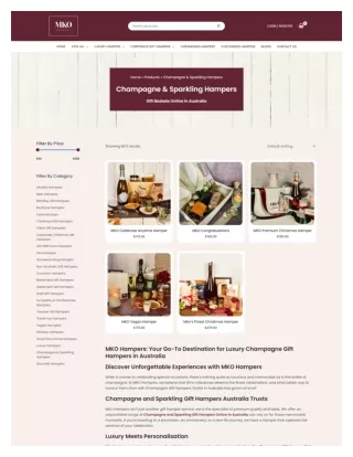 Champagne And Sparkling Gift Hampers Australia