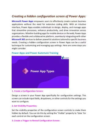 Microsoft Power Apps Course | Power Apps Training Hyderabad