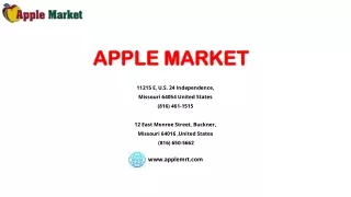 Apple Market ppt