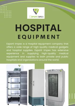 Hospital Equipment