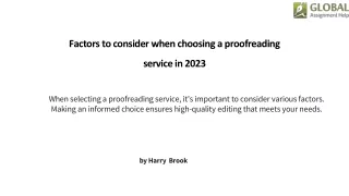 Factors to consider when choosing a proofreading service in 2023