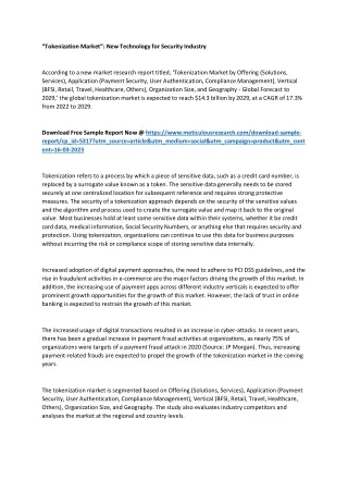 The Tokenization Market is expected to reach $13.23 billion by 2030