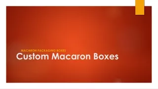 Custom Macaron Boxes