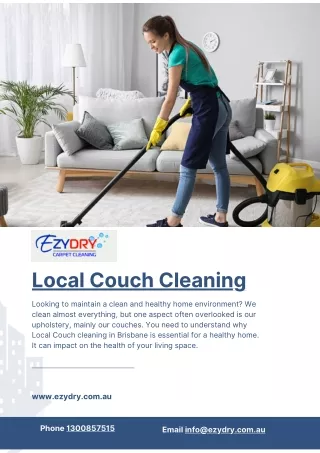 Local Couch Cleaning