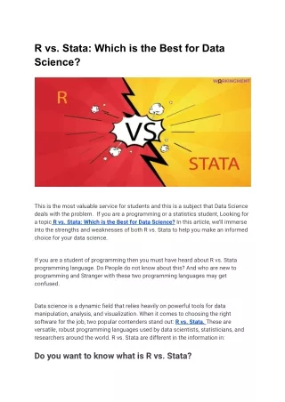 R vs. Stata_ Which is the Best for Data Science?