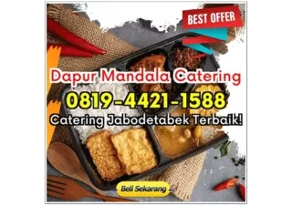 HP 0819-4421-1588 Catering Harian Depok Pondokcina Dapur Mandala