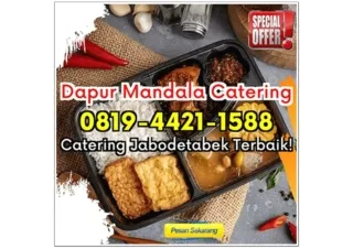 HP 0819-4421-1588 Catering Harian Terdekat Depok Bojongsaribaru Dapur Mandala