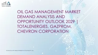 Oil Gas Management Market