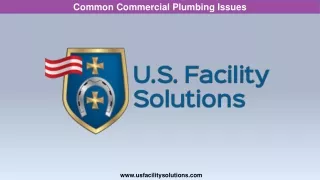 Common Commercial Plumbing Issues