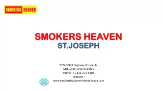 Smokers heaven St.joseph