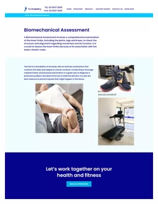 Podiatric Biomechanical Assessment Neutral Bay