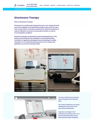 Shockwave Therapy Neutral Bay