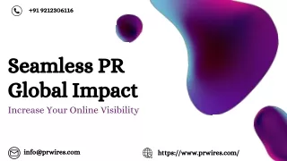 Seamless PR Global Impact