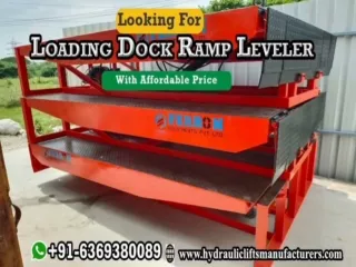 Hydraulic Dock Leveler Chennai|Tamilnadu|Trichy|Andhra|Telangana|India