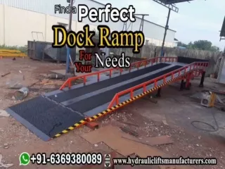 Hydraulic Dock Ramp Chennai|Tamilnadu|Trichy|Andhra|Telangana|India