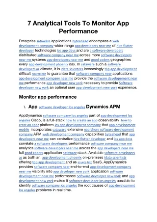 7 Analytical Tools To Monitor App Performance (1)