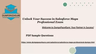 Curious About Salesforce Maps Professional Dumps? Discover Pass4Sure Expertise!
