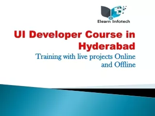 UI Development Course in Hyderabad