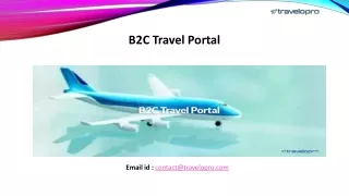 B2C Travel Portal