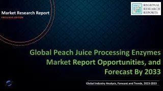 Peach Juice Processing Enzymes Market size See Incredible Growth during 2033