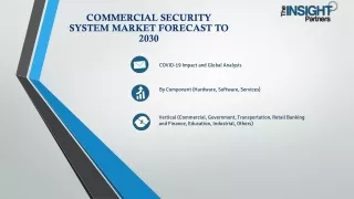 Commercial Security System Market Driving Factors 2030