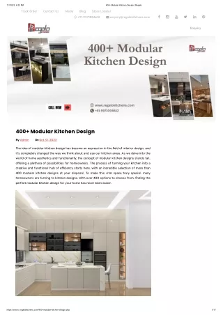 400  Modular Kitchen Design