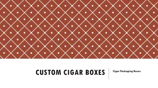 Custom Cigar Boxes