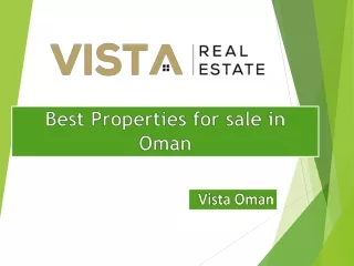 Best Properties for sale in Oman