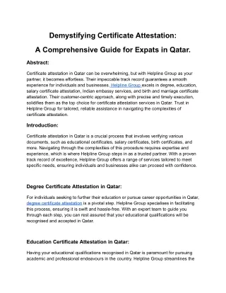 Demystifying Certificate Attestation_