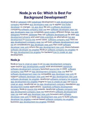 Node.js vs Go Which Is Best For Background Development.docx