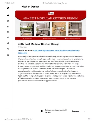 450  Best Modular Kitchen Design