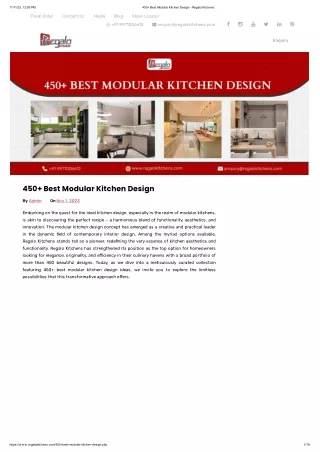 450  Best Modular Kitchen Design