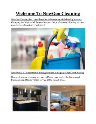 cleaning services calgary